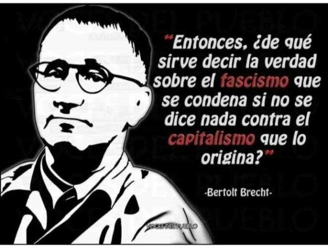 Bertolt Brecht sobre el fascismo https://kaosenlared.net/bertolt-brecht-sobre-el-fascismo/ via @Kaosenlarednet@twitter.com #feixisme #capitalisme